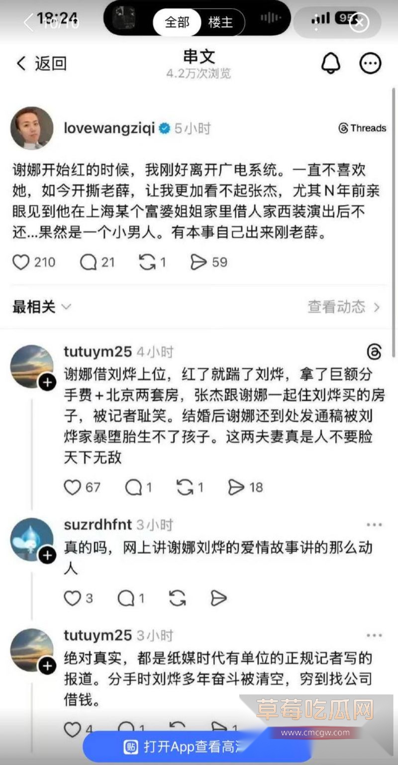段曦发文控诉张杰谢娜29