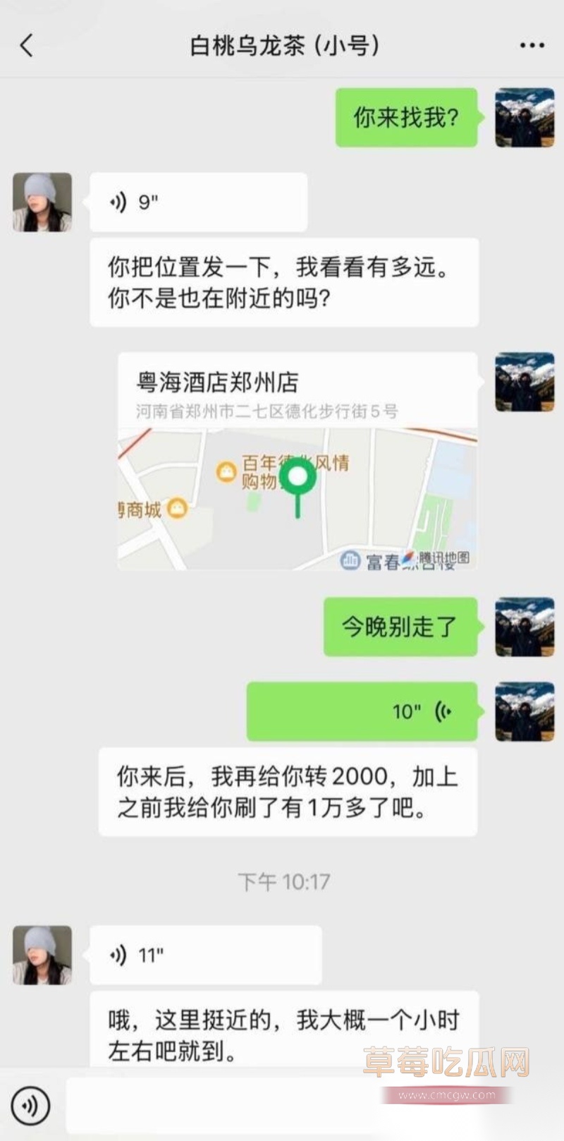 抖音百万微胖女网红 白桃乌龙茶 10