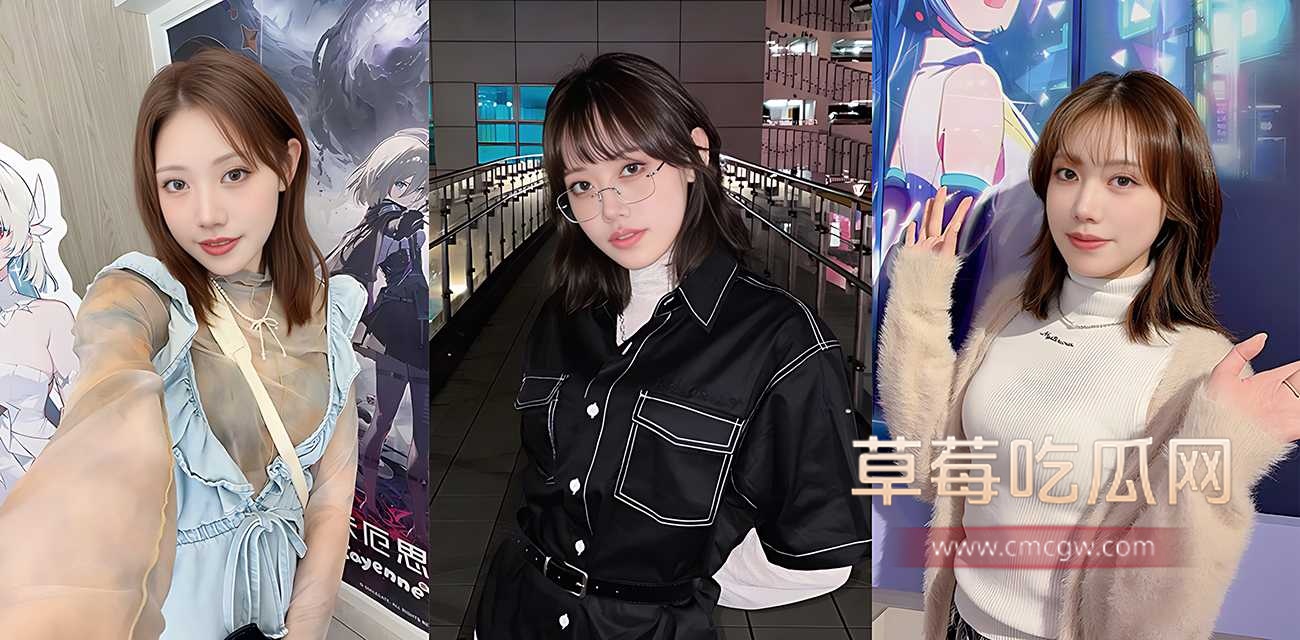 抖音高颜值网红 柔柔呱.jpg