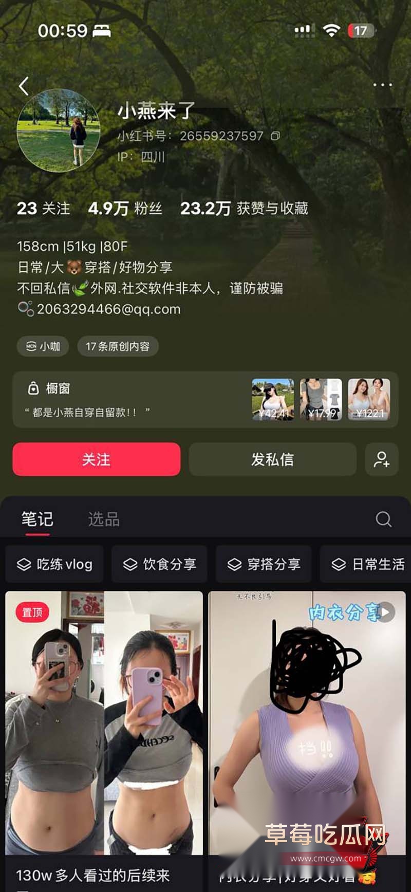 小红书网红小燕来了1