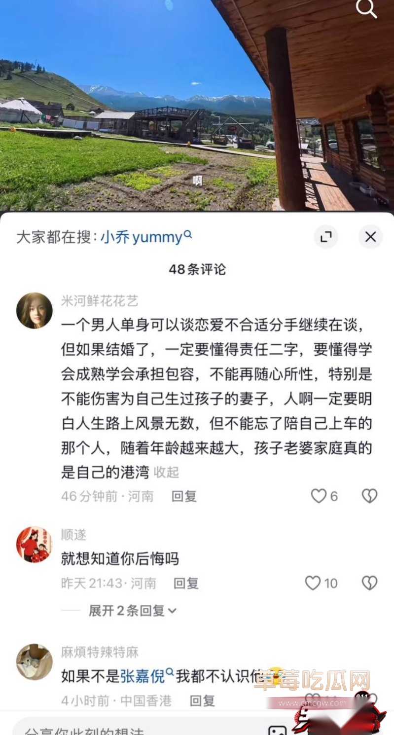 张嘉倪八年婚姻换出轨63
